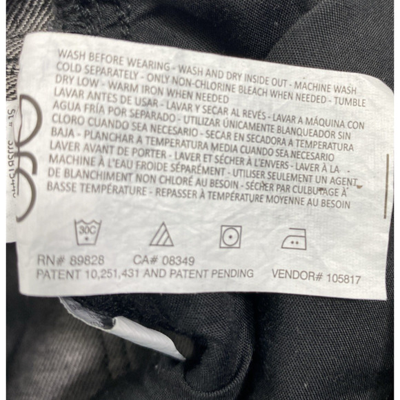 Jessica Simpson Cargo Jeans Women Size 10 High Rise Black Denim Wide Leg Pockets - Picture 5 of 13